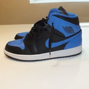 Air jordan mid royal paint splatter